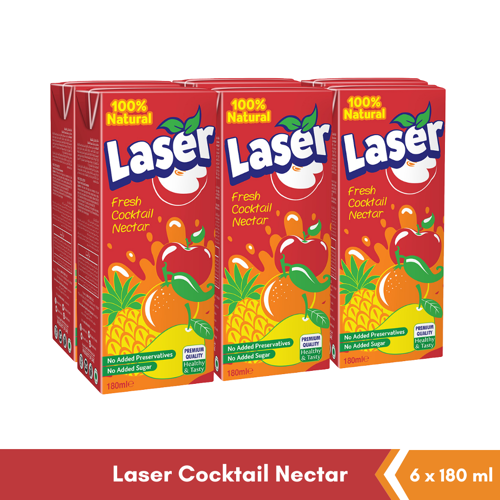 Buy Laser Cocktail Nectar (6x180ml) Online