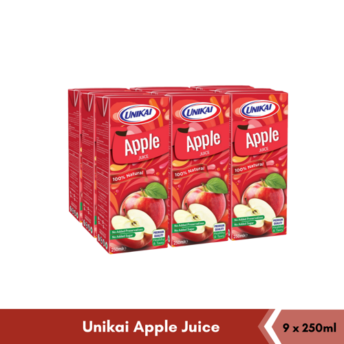 Buy Unikai Apple Juice (9x250ml) Online
