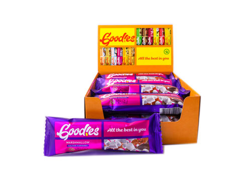 Buy Goodies Marshmallow Bar Salted Caramel 10 Pack Online