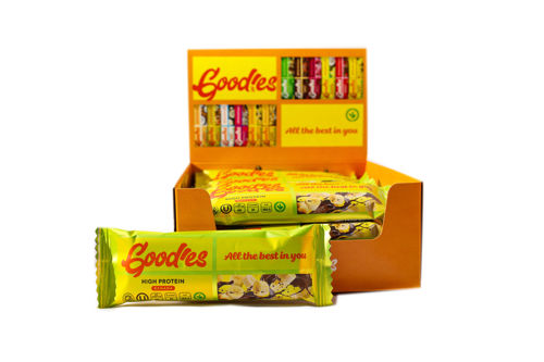 Buy Goodies Protein Bar Banana 24 Pack Online