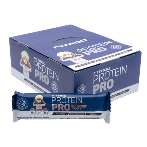 Buy FitRoo By Khabib Pro Glazed Protein Bar Vanilla Cookie Online