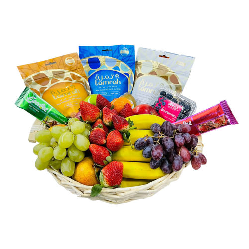 Buy Holiday Fruits & Sweets Gift Basket Online