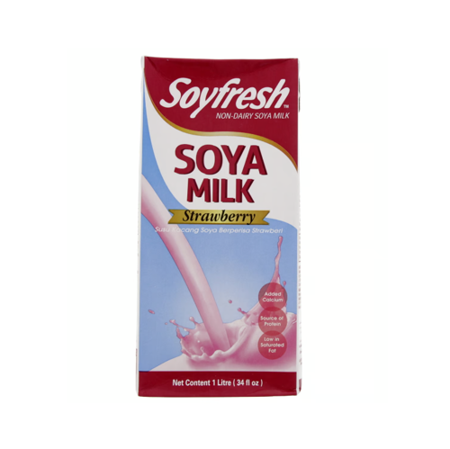 Buy Soyfresh Soya Milk Strawberry 1 Ltr Online