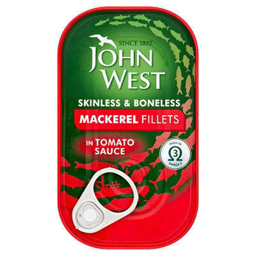 John West Mackerel Fillets in Tomato 125g Online