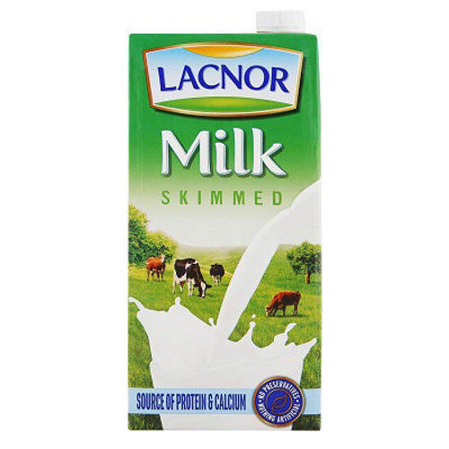 Buy Lacnor UHT Long Life Skimmed Milk 1 Ltr Online