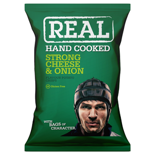 Buy Real Crisps Cheese & Onion 150g Online