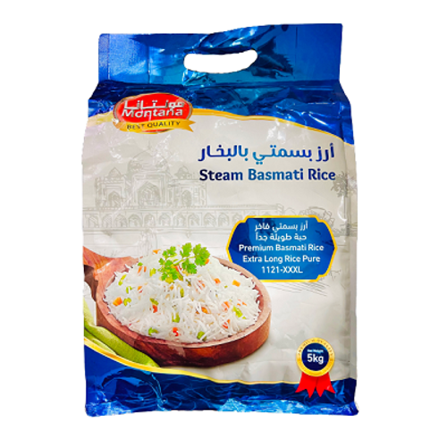 Buy Montana Premium Steam Basmati Rice 5kg Online