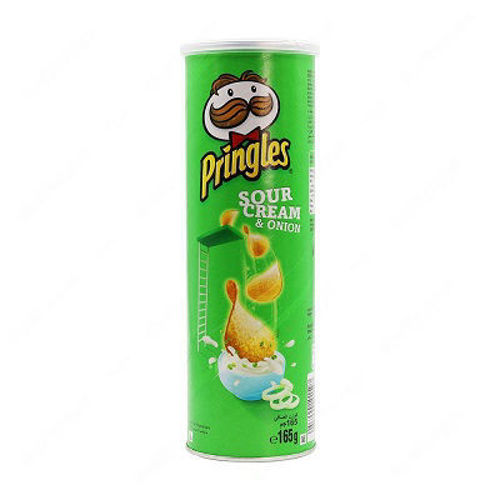 Buy Pringles Sour Cream & Onion Chips 165g Online