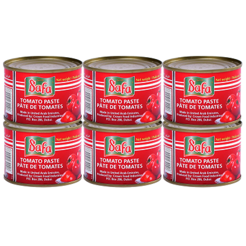 Buy Zahrat Safa Tomato Paste 198 g Pack of 6 Online