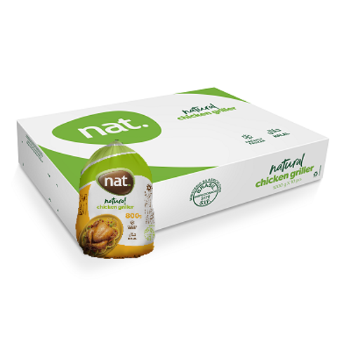 Buy NAT Whole Chicken 800g Pack of 10 Online