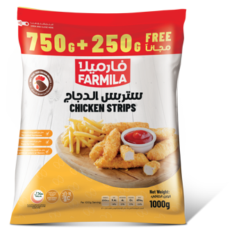 Picture of Farmila Chicken Strips 750g+250g - 33% Extra Weight
