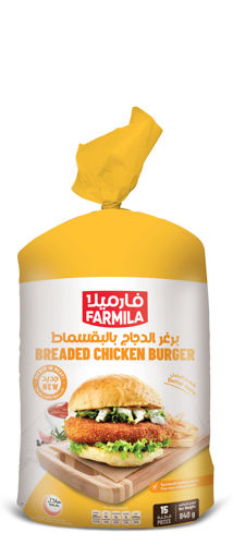 Picture of Farmila Jumbo Breaded Chicken Burger 840g