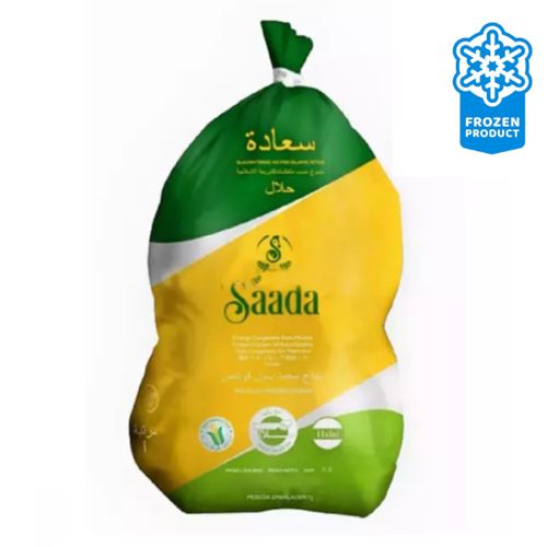 Saada Whole Chicken 1300g Halal Certified, Premium Quality, Imported from Brazil	