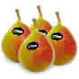 Qtee Red Pears in a basket, vibrant and fresh for delivery