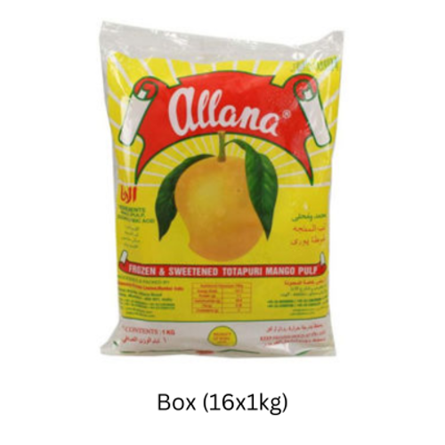 Picture of Allana Frozen Mango Totapuri Pulp Box