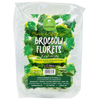 Leto Broccoli Florets 250g – Fresh, pre-cut broccoli florets for easy cooking and nutritious meals.