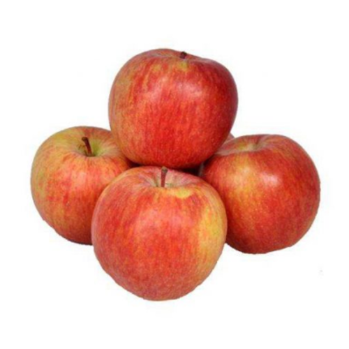Fresh Fuji apple with vibrant red skin and crisp texture – Available at FARZANA.AE